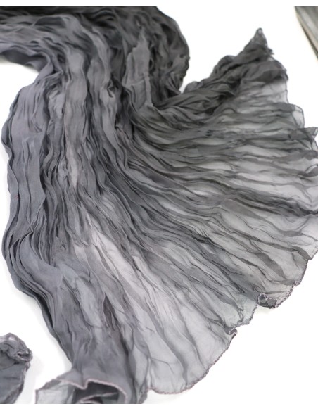 STOLA IN SETA INCRESPATA "SUPER"