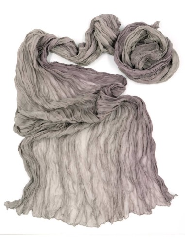 STOLA IN SETA INCRESPATA "SUPER"