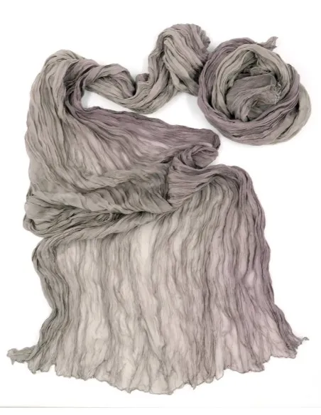 STOLA IN SETA INCRESPATA "SUPER"