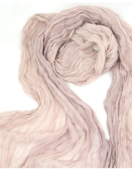 STOLA IN SETA INCRESPATA "SUPER"