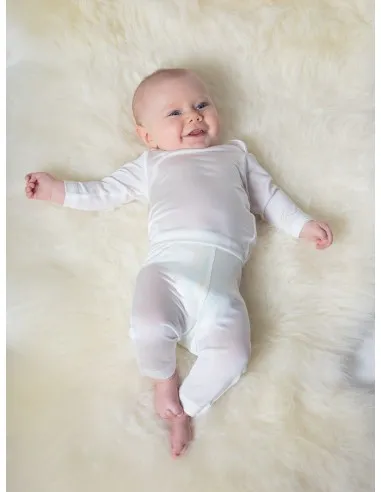 MAGLIA BABY MANICHE LUNGHE IN SETA