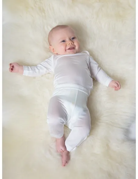 MAGLIA BABY MANICHE LUNGHE IN SETA