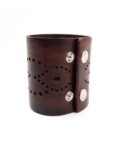 BRACCIALE IN PELLE "TURCHESE"