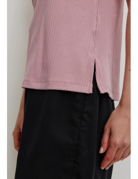 TOP SCOLLO A V IN ECOVISCOSA "TONINA"