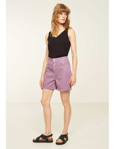 TOP SCOLLO A V IN ECOVISCOSA "TONINA"