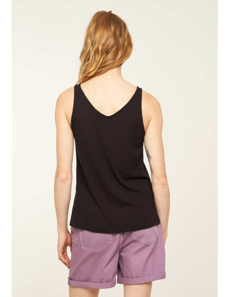 TOP SCOLLO A V IN ECOVISCOSA "TONINA"