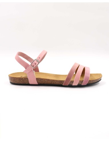 SANDALO DONNA IN PELLE E SUGHERO "VELVET"