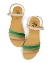 SANDALO DONNA IN PELLE E SUGHERO "VELVET"