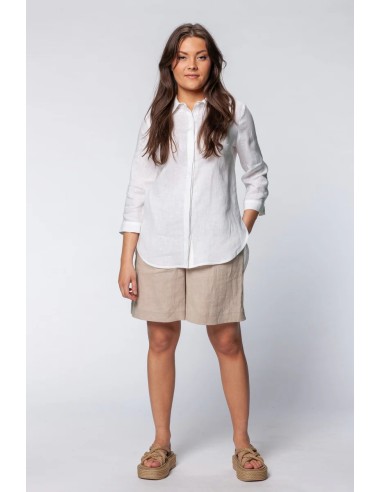 MAXI CAMICIA IN 100% LINO "EMI"