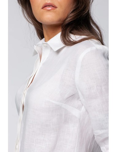 MAXI CAMICIA IN 100% LINO "EMI"