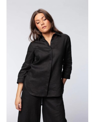 MAXI CAMICIA IN 100% LINO "EMI"