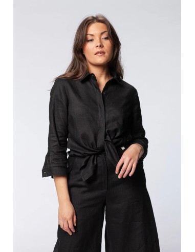 MAXI CAMICIA IN 100% LINO "EMI"