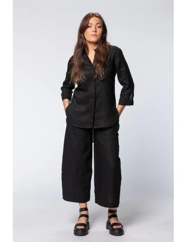 MAXI CAMICIA IN 100% LINO "EMI"