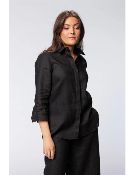 MAXI CAMICIA IN 100% LINO "EMI"