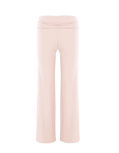 PANTALONE AMPIO IN BAMBU' CON FASCIA IN VITA
