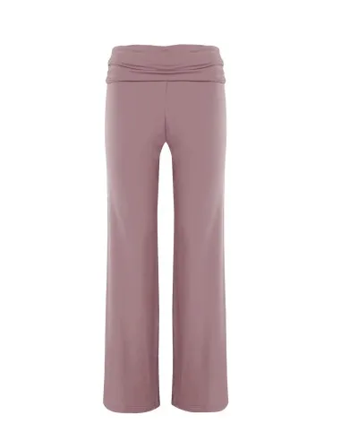 PANTALONE AMPIO IN BAMBU' CON FASCIA IN VITA