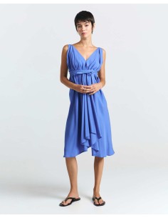 ABITO CORTO IN LYOCELL MULTIPOSIZIONE "DAPHNE" - BLUETTE