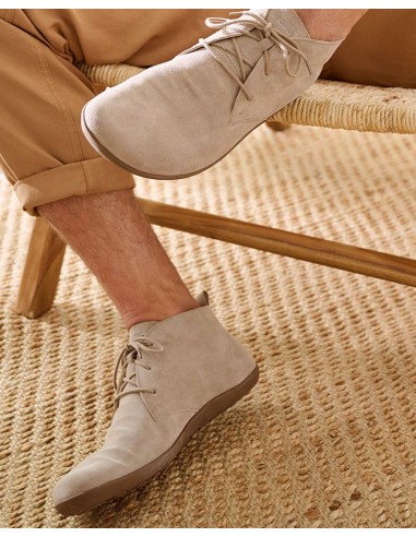 SCARPA BAREFOOT IN PELLE SCAMOSCIATA UOMO "JADEN"