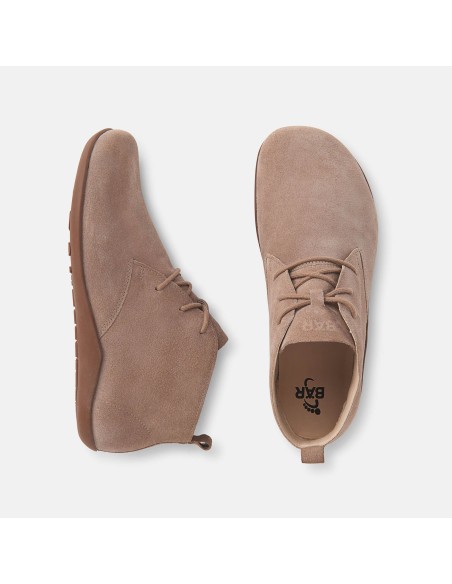 SCARPA BAREFOOT IN PELLE SCAMOSCIATA UOMO "JADEN"