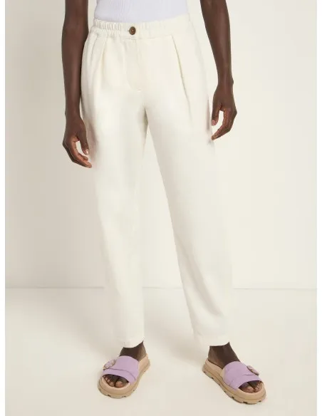 PANTALONI IN COTONE BIOLOGICO CON PENCES