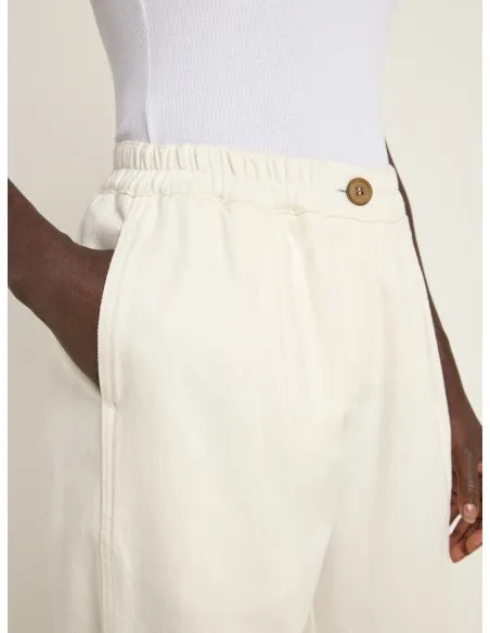 PANTALONI IN COTONE BIOLOGICO CON PENCES