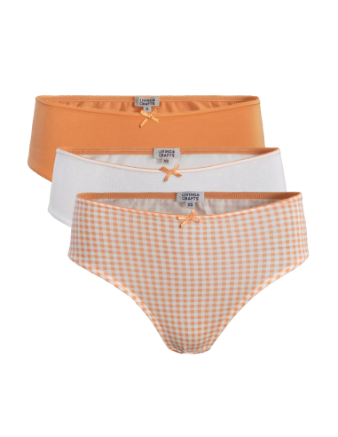 3 SLIP IN COTONE BIOLOGICO "IMALA"