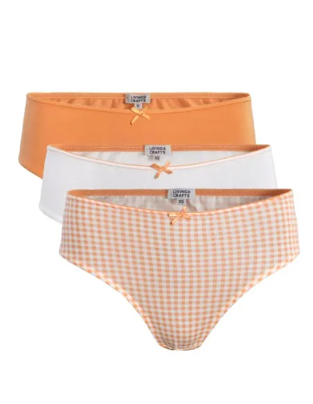 3 SLIP IN COTONE BIOLOGICO "IMALA"