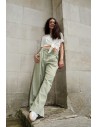 PANTALONE A PALAZZO IN COTONE BIOLOGICO "LOLA STRIPE"