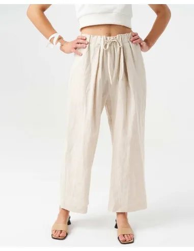 PANTALONE LUNGO IN 100% LINO "VIENNA"