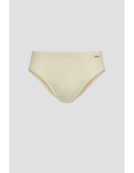 SLIP UOMO IN COTONE BIOLOGICO NATURALE NON TINTO