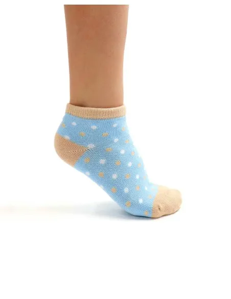 CALZINI CORTI BAMBINI IN BAMBU "MIX POIS"