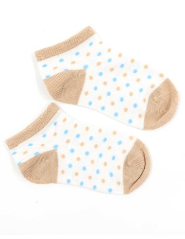 CALZINI CORTI BAMBINI IN BAMBU "MIX POIS"