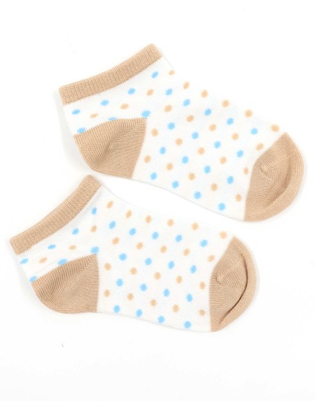 CALZINI CORTI BAMBINI IN BAMBU "MIX POIS"