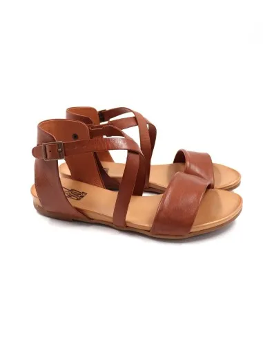 SANDALO IN PELLE A CONCIA VEGETALE "ASTER"