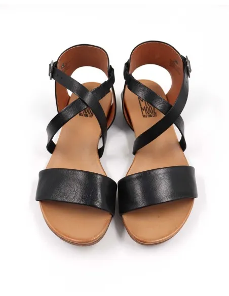 SANDALO IN PELLE A CONCIA VEGETALE "ASTER"