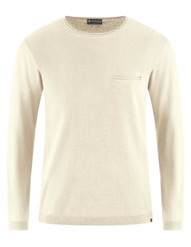PULL UOMO IN CANAPA E COTONE BIO