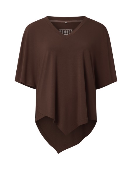 T-SHIRT ASIMMETRICA IN MODAL "ARIA"