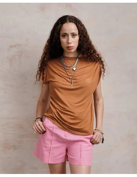 TOP DRAPPEGGIATO IN MODAL "CATE"