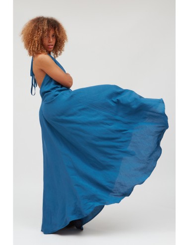 ABITO LUNGO IN ECOVISCOSA E LINO MULTIPOSIZIONE...