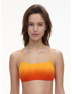 BRALETTE BEACHWEAR TAGLIA UNICA "SUNRISE" - ARANCIO