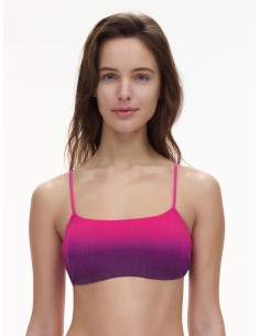 BRALETTE BEACHWEAR TAGLIA UNICA "SUNRISE" - FUXIA