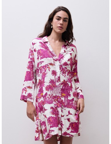 CAMICIA COPRICOSTUME BEACHWEAR "SAUVAGE"