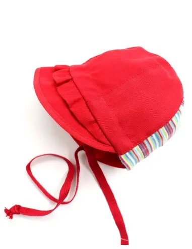 CAPPELLINO IN COTONE BIOLOGICO UV80  MOD. "EMMA"