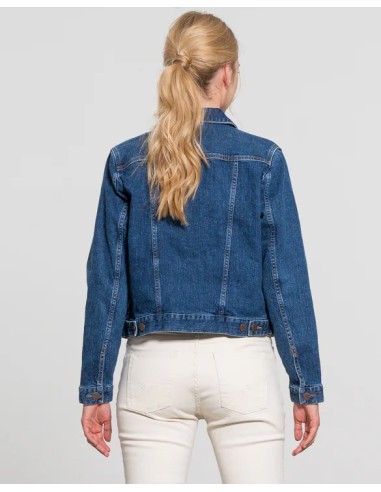 GIACCA IN JEANS DI COTONE BIOLOGICO E CANAPA...