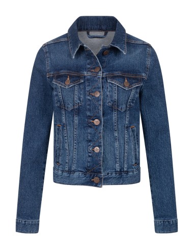 GIACCA IN JEANS DI COTONE BIOLOGICO E CANAPA...