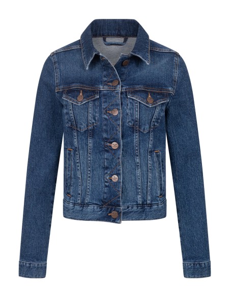 GIACCA IN JEANS DI COTONE BIOLOGICO E CANAPA "STENA"