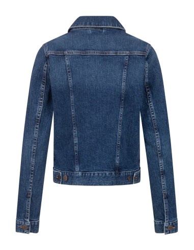 GIACCA IN JEANS DI COTONE BIOLOGICO E CANAPA...