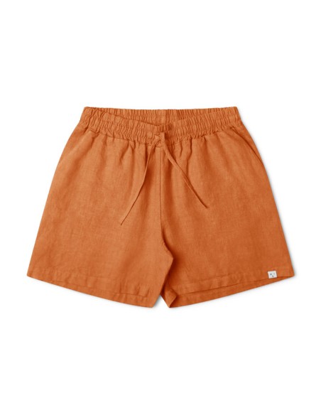 SHORTS UNISEX IN 100% LINO BIOLOGICO "CLASSIC"