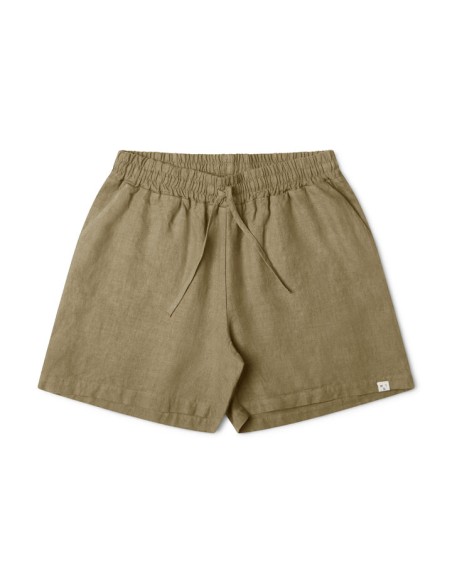 SHORTS UNISEX IN 100% LINO BIOLOGICO "CLASSIC"