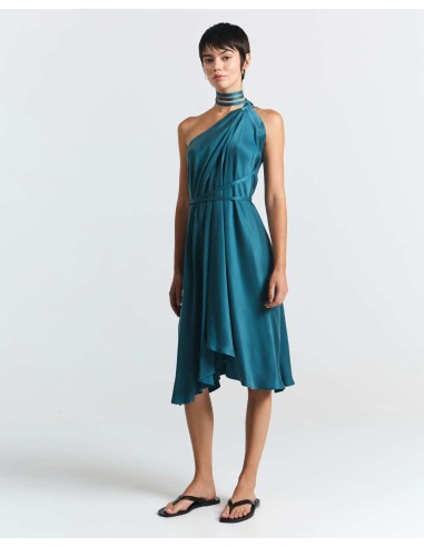 ABITO CORTO IN CUPRO MULTIPOSIZIONE "DAPHNE"